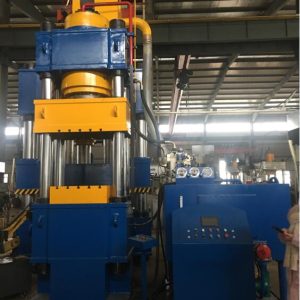 เครื่องอัดยางไฮดรอลิก แบบ 4 เสา  ขนาด 600 ตัน Four-Column Hydraulic Press Machine - 600 Ton